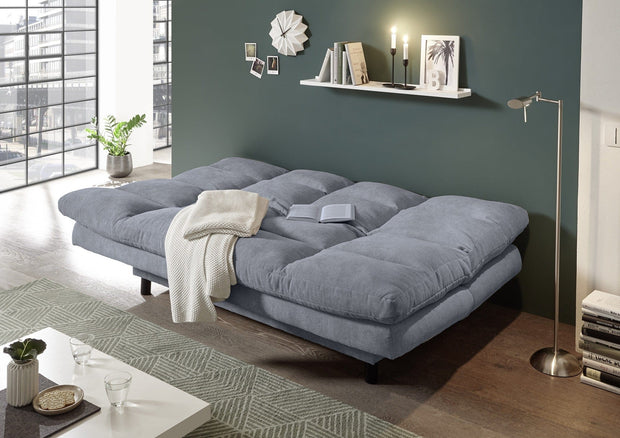 BlackRedWhite Canapea extensibila tapitata cu stofa, 3 locuri Lotta Antracit, l190xA95xH85 cm