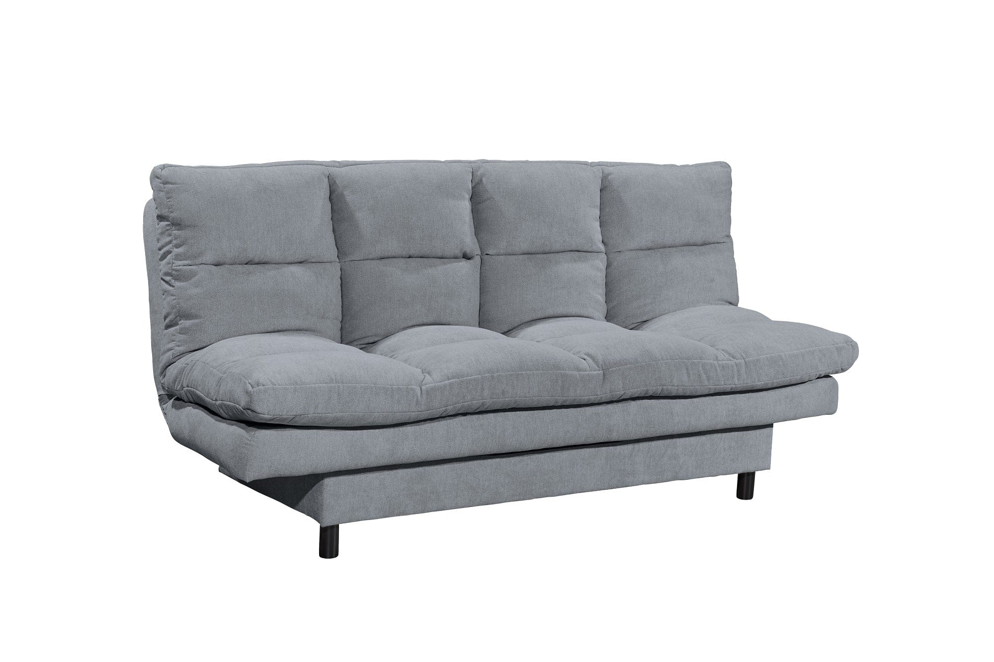 BlackRedWhite Canapea extensibila tapitata cu stofa, 3 locuri Lotta Antracit, l190xA95xH85 cm