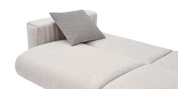 Dogtas Canapea extensibila tapitata cu stofa, 3 locuri, Nova Grej, l239xA88xH76 cm