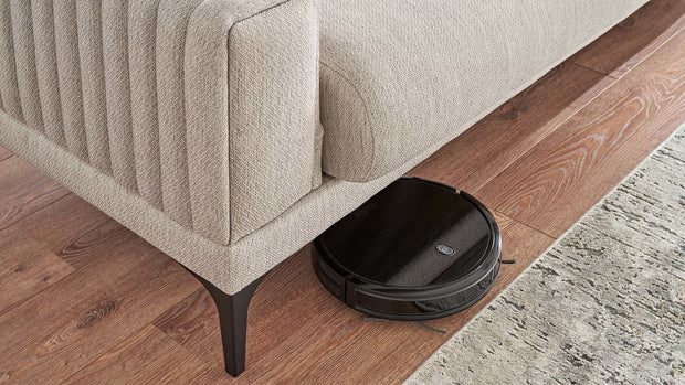 Dogtas Canapea extensibila tapitata cu stofa, 3 locuri, Nova Grej, l239xA88xH76 cm