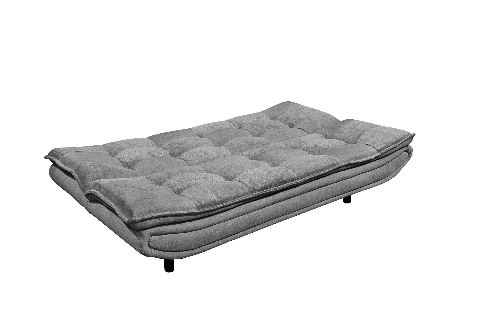 BlackRedWhite Canapea extensibila tapitata cu stofa, 3 locuri Patris Gri, l188xA89xH90 cm