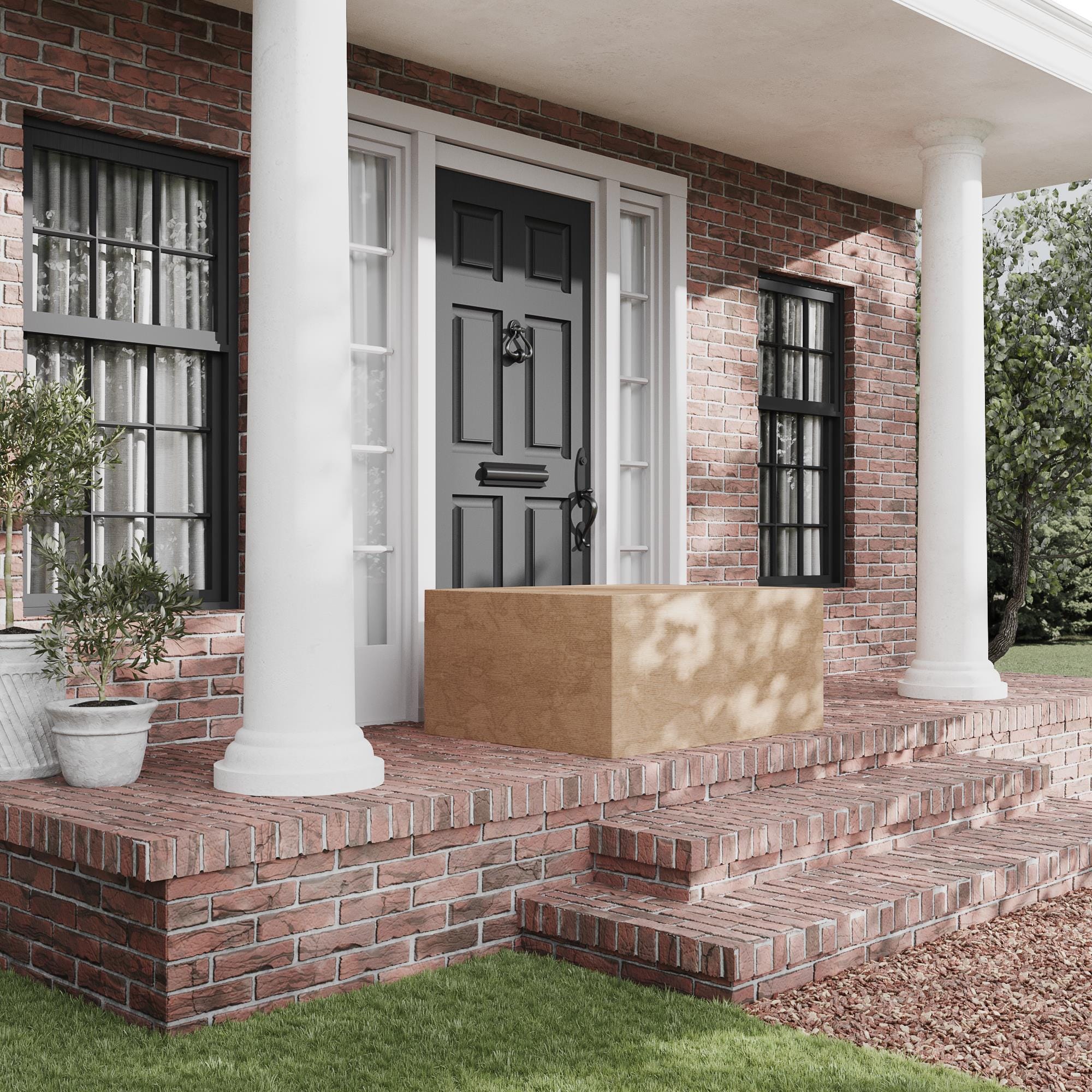 Dorel Home Canapea extensibila tapitata cu stofa, 3 locuri Porter Velvet Gri / Maro, l198xA79xH85 cm