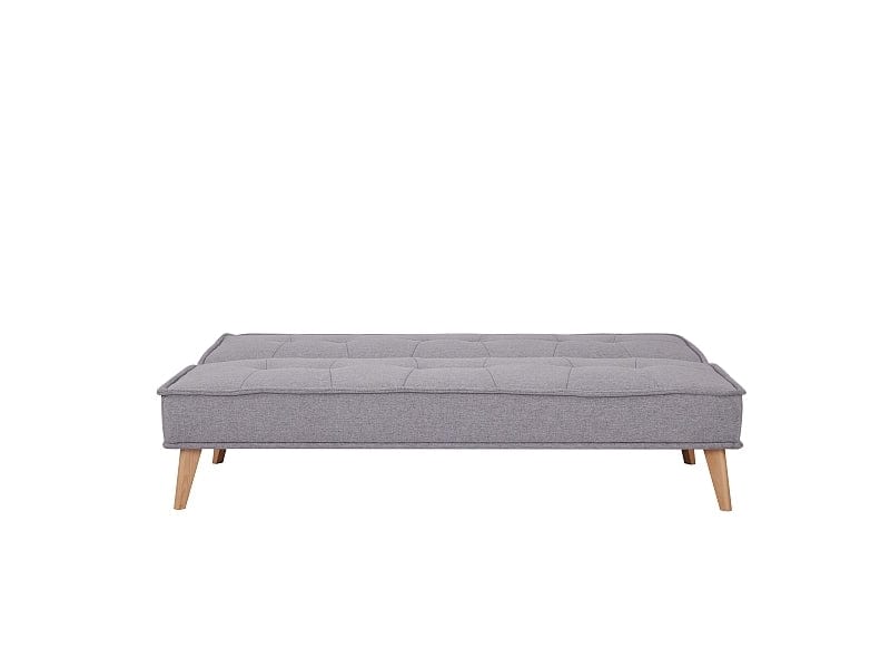 BFSummer Canapea extensibila tapitata cu stofa, 3 locuri Ulrick Gri / Natural, l181xA81xH80 cm