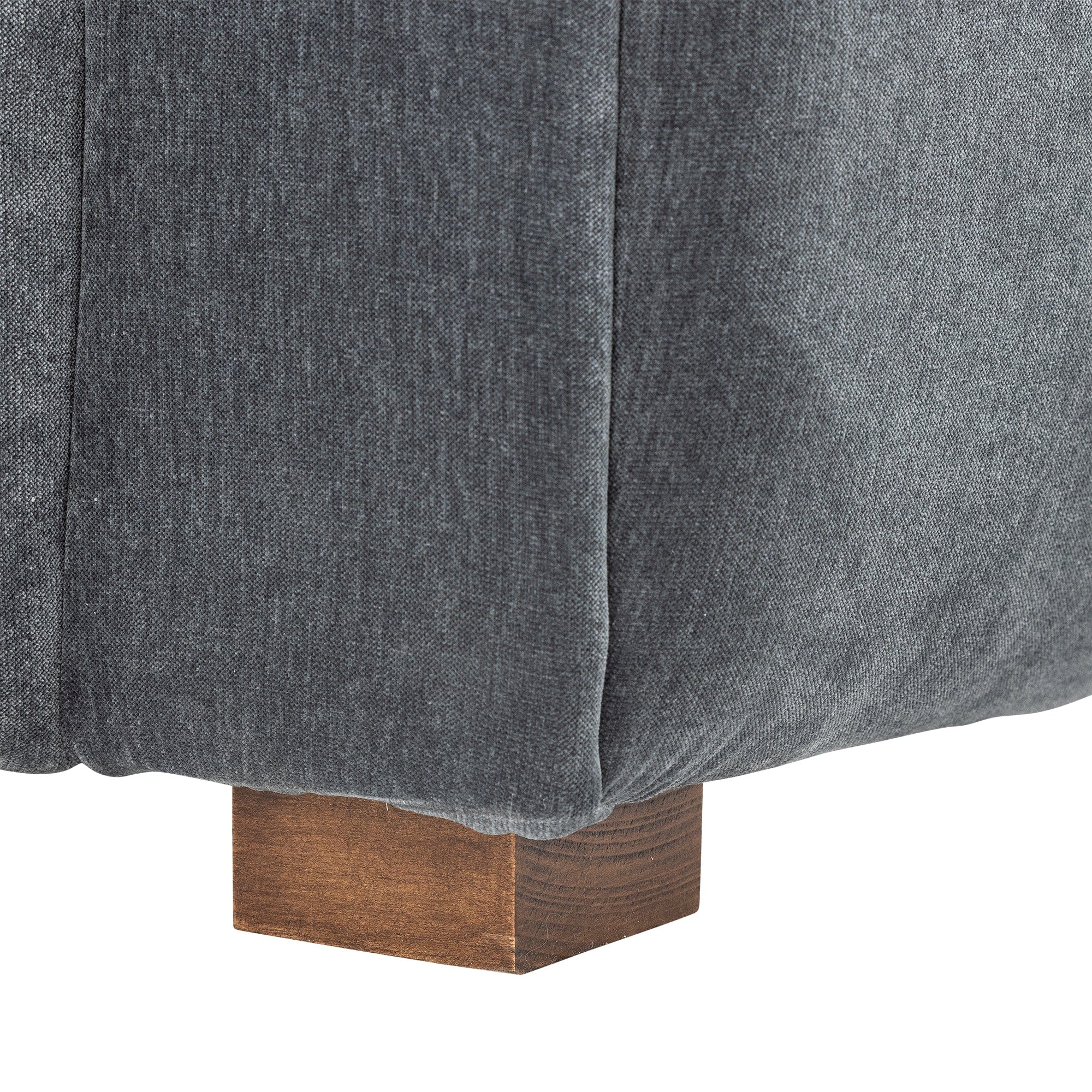 Bloomingville Canapea Fixa, 2 locuri, Tapita cu Stofa, Malala Albastru, l152xA79xH73 cm