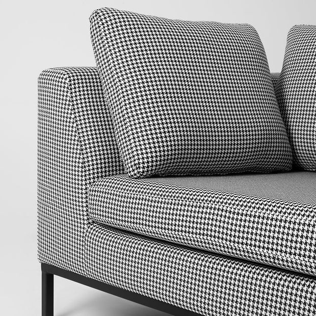 Customform Canapea Fixa, 2 Locuri, Tapitata cu Stofa, Ambient Multicolor, l171xA98xH69 cm