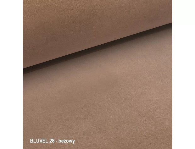 Canapea Fixa, 2 locuri, tapitata cu stofa, Camellia 2 Velvet Bej / Auriu, l135xA76xH77 cm (1)
