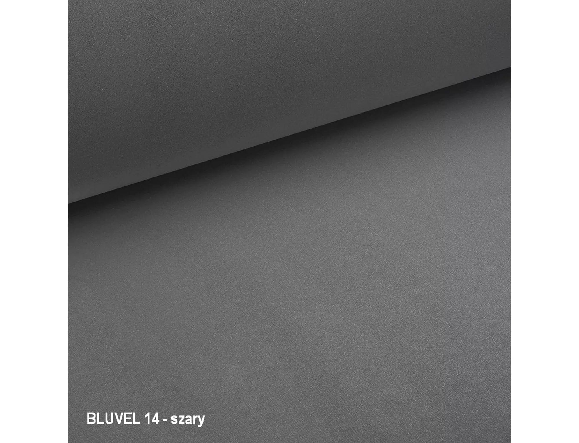 Canapea Fixa, 2 locuri, tapitata cu stofa, Elite 2 Velvet Gri / Wenge, l153xA85xH83 cm (2)