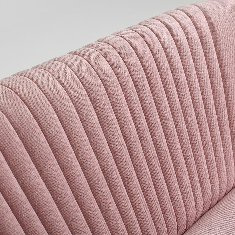 Customform Canapea Fixa, 2 Locuri, Tapitata cu Stofa, Harry Mustariu, l123xA65xH72 cm