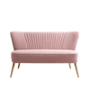 Customform Canapea Fixa, 2 Locuri, Tapitata cu Stofa, Harry Roz, l123xA65xH72 cm