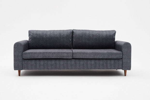 Asir Canapea fixa 3 locuri, Salem Antracit, l211xA83xH86 cm