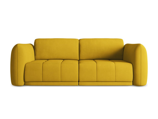 Makamii Canapea Fixa, 3 locuri, Tapitata cu Stofa, Hoku 3S-2, l210xA105xH74 cm