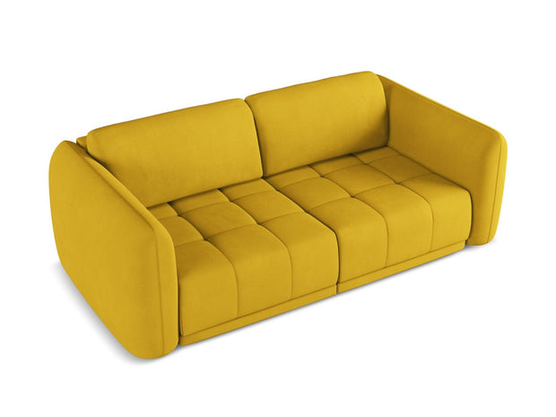 Makamii Canapea Fixa, 3 locuri, Tapitata cu Stofa, Hoku 3S-2, l210xA105xH74 cm