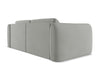 Makamii Canapea Fixa, 3 locuri, Tapitata cu Stofa, Hoku 3S-2, l210xA105xH74 cm
