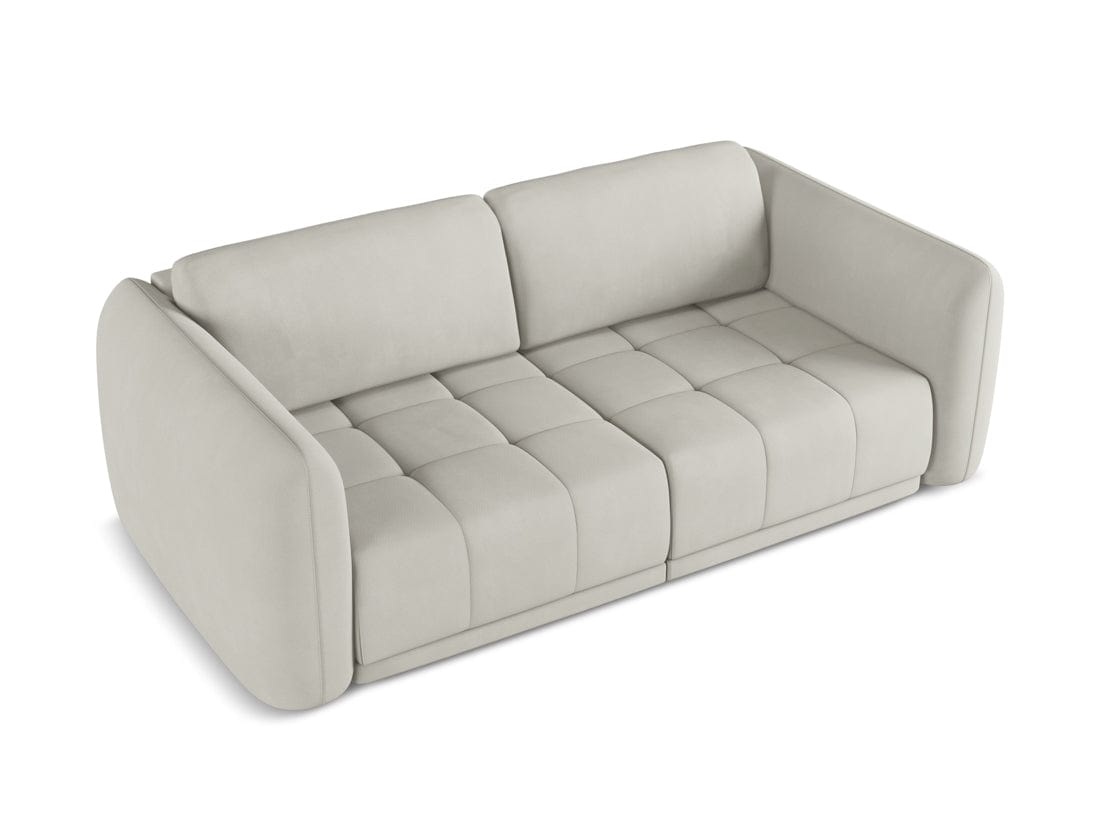 Makamii Canapea Fixa, 3 locuri, Tapitata cu Stofa, Hoku 3S-2, l210xA105xH74 cm