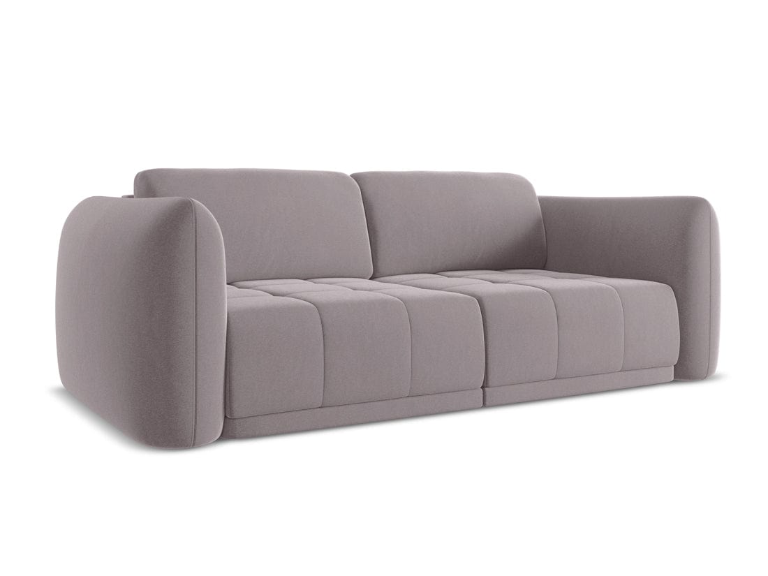 Makamii Canapea Fixa, 3 locuri, Tapitata cu Stofa, Hoku Velvet 3S-3, l210xA105xH74 cm