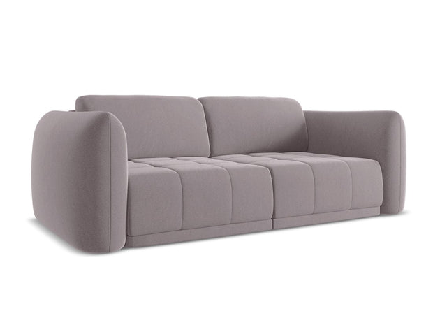 Makamii Canapea Fixa, 3 locuri, Tapitata cu Stofa, Hoku Velvet 3S-3, l210xA105xH74 cm