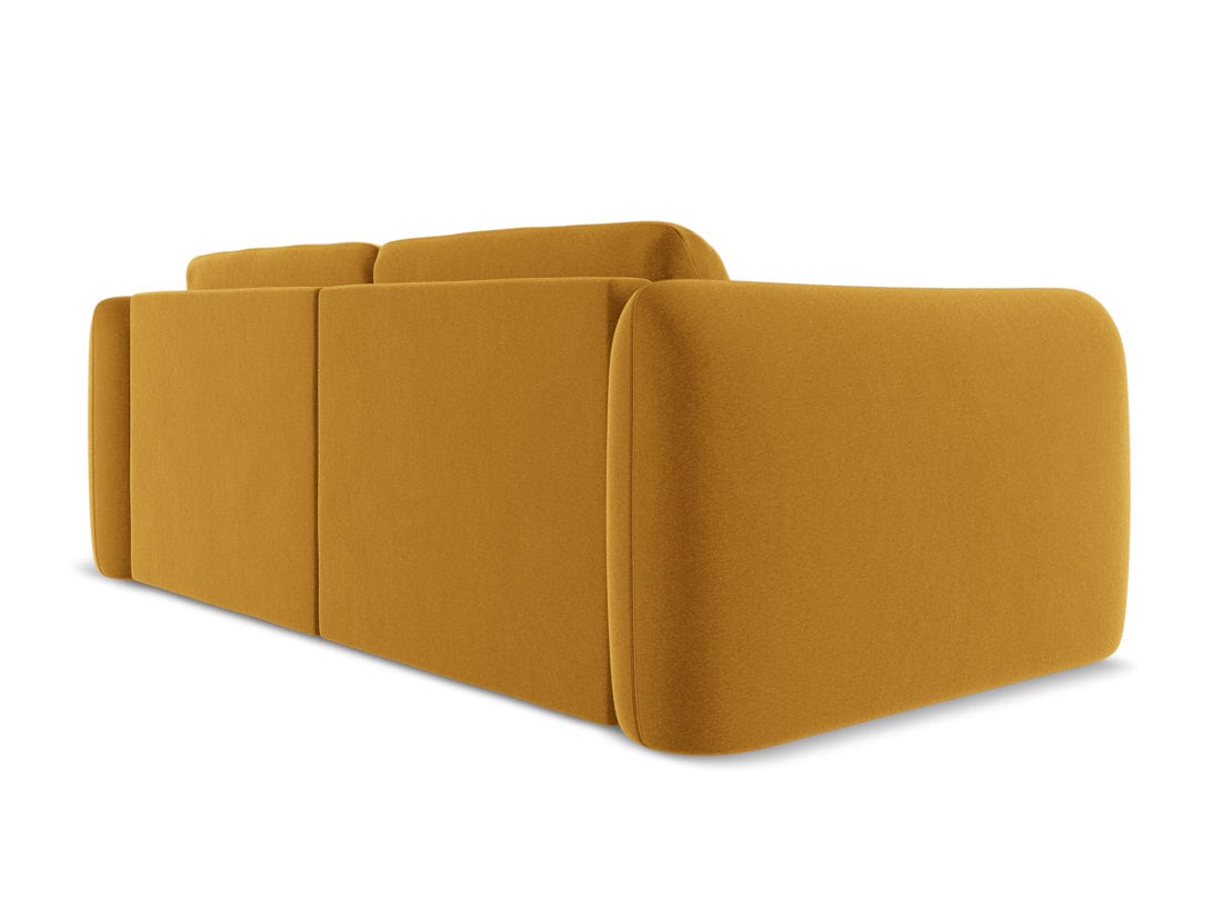 Makamii Canapea Fixa, 3 locuri, Tapitata cu Stofa, Hoku Velvet 3S-3, l210xA105xH74 cm