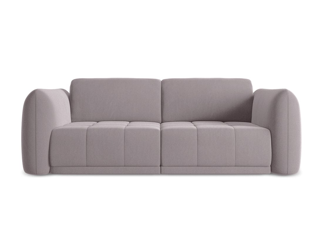 Makamii Canapea Fixa, 3 locuri, Tapitata cu Stofa, Hoku Velvet 3S-3, l210xA105xH74 cm