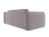 Makamii Canapea Fixa, 3 locuri, Tapitata cu Stofa, Hoku Velvet 3S-3, l210xA105xH74 cm