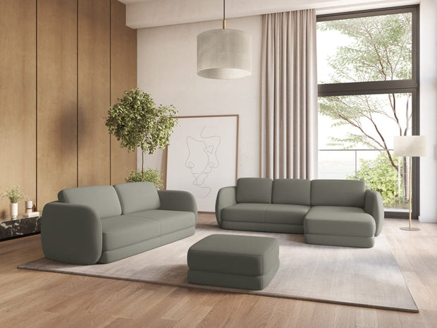 Makamii Canapea Fixa, 3 locuri, Tapitata cu Stofa, Kiana 3S-7, l220xA104xH85 cm