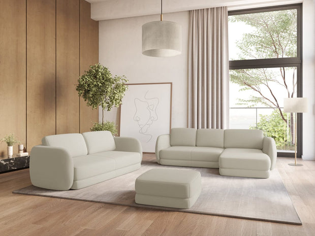 Makamii Canapea Fixa, 3 locuri, Tapitata cu Stofa, Kiana 3S-7, l220xA104xH85 cm