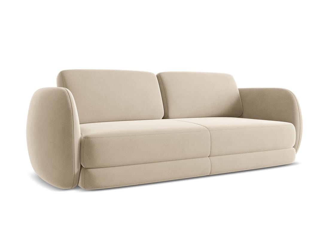 Makamii Canapea Fixa, 3 locuri, Tapitata cu Stofa, Kiana Velvet 3S-3, l220xA104xH85 cm