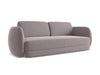 Makamii Canapea Fixa, 3 locuri, Tapitata cu Stofa, Kiana Velvet 3S-3, l220xA104xH85 cm