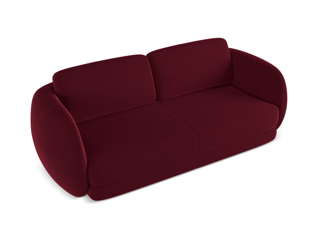 Makamii Canapea Fixa, 3 locuri, Tapitata cu Stofa, Kiana Velvet 3S-3, l220xA104xH85 cm