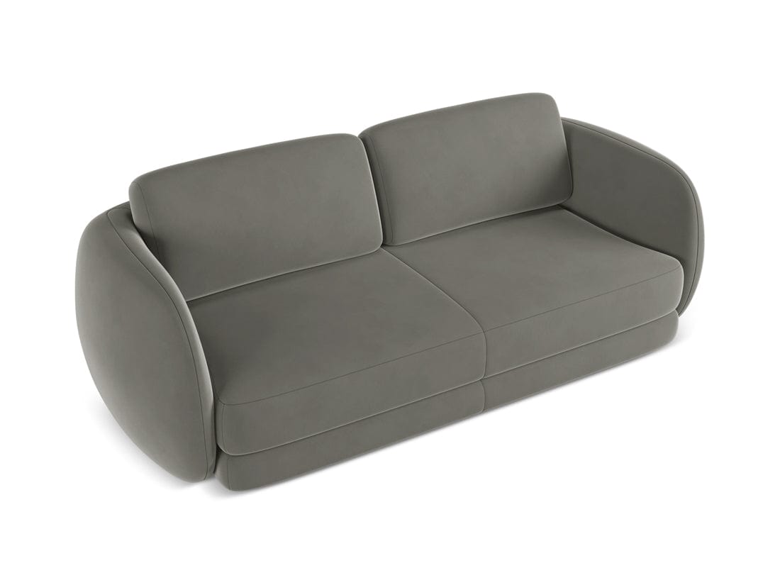 Makamii Canapea Fixa, 3 locuri, Tapitata cu Stofa, Kiana Velvet 3S-3, l220xA104xH85 cm