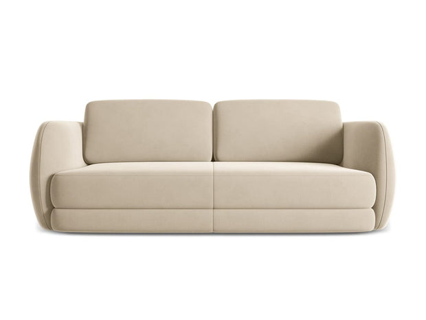 Makamii Canapea Fixa, 3 locuri, Tapitata cu Stofa, Kiana Velvet 3S-3, l220xA104xH85 cm