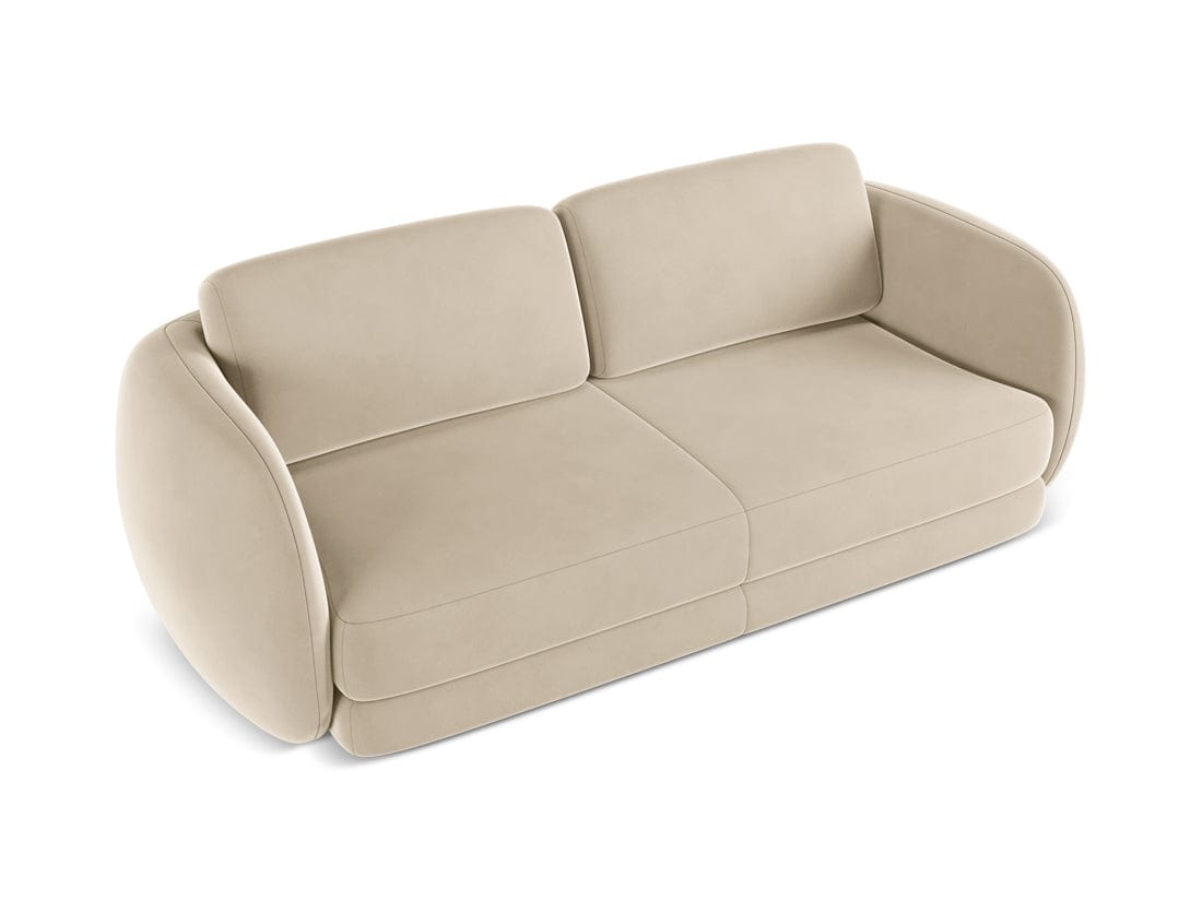 Makamii Canapea Fixa, 3 locuri, Tapitata cu Stofa, Kiana Velvet 3S-3, l220xA104xH85 cm