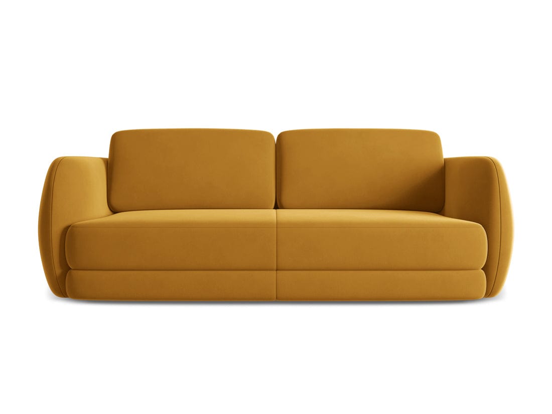 Makamii Canapea Fixa, 3 locuri, Tapitata cu Stofa, Kiana Velvet 3S-3, l220xA104xH85 cm