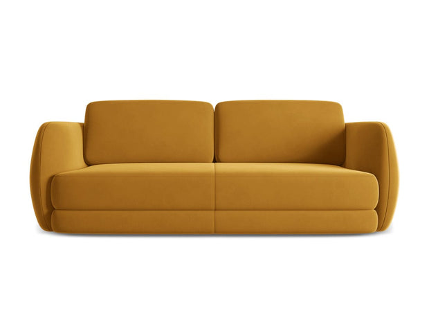 Makamii Canapea Fixa, 3 locuri, Tapitata cu Stofa, Kiana Velvet 3S-3, l220xA104xH85 cm