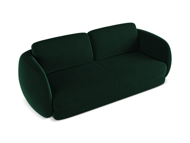 Makamii Canapea Fixa, 3 locuri, Tapitata cu Stofa, Kiana Velvet 3S-3, l220xA104xH85 cm