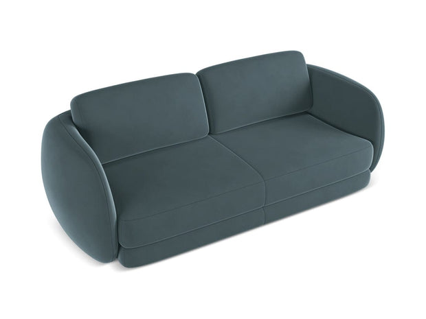 Makamii Canapea Fixa, 3 locuri, Tapitata cu Stofa, Kiana Velvet 3S-3, l220xA104xH85 cm