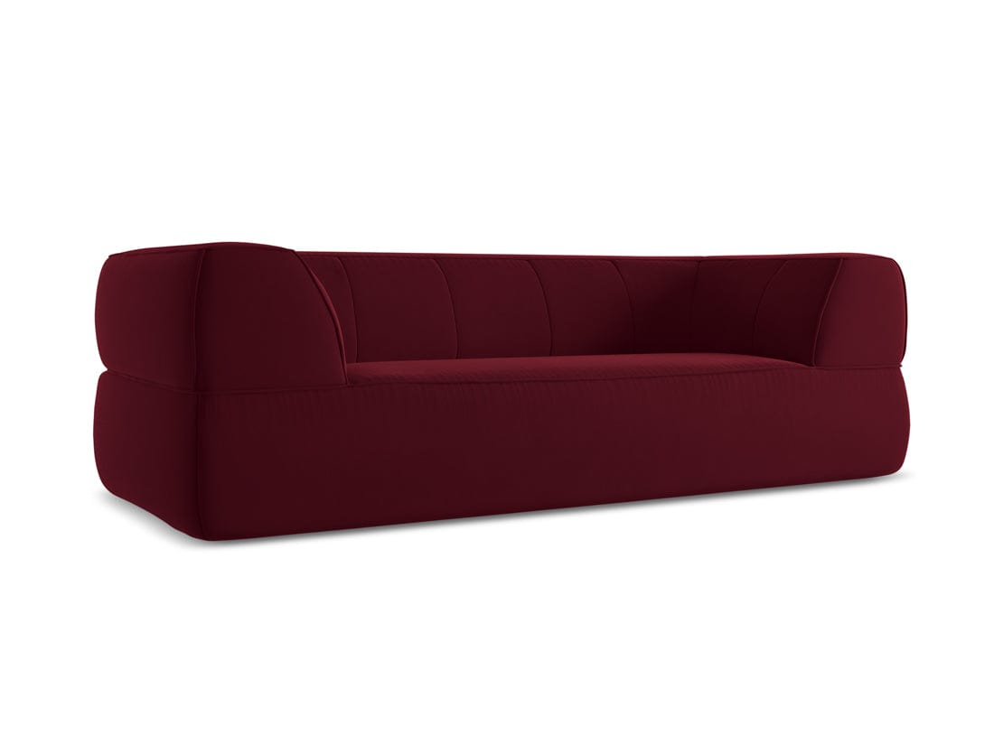 Makamii Canapea Fixa, 3 locuri, Tapitata cu Stofa, Liko Velvet 3S-3, l220xA95xH74 cm