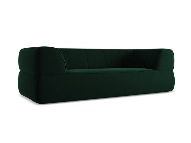 Makamii Canapea Fixa, 3 locuri, Tapitata cu Stofa, Liko Velvet 3S-3, l220xA95xH74 cm