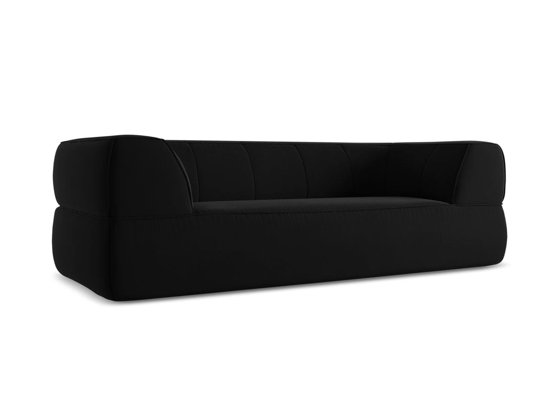 Makamii Canapea Fixa, 3 locuri, Tapitata cu Stofa, Liko Velvet 3S-3, l220xA95xH74 cm