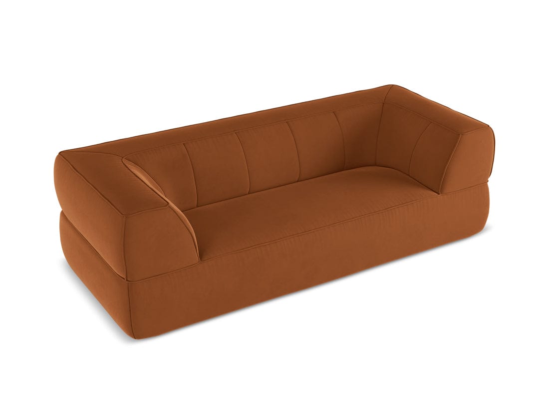 Makamii Canapea Fixa, 3 locuri, Tapitata cu Stofa, Liko Velvet 3S-3, l220xA95xH74 cm