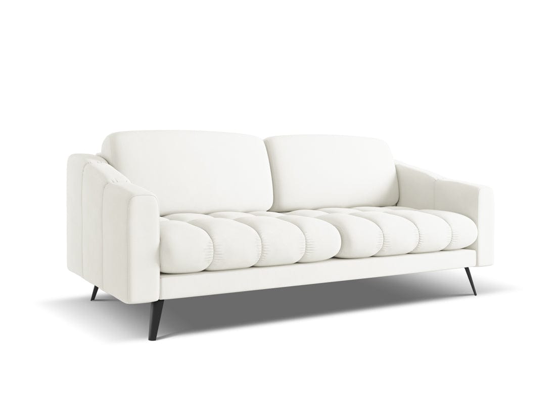 Makamii Canapea Fixa, 3 locuri, Tapitata cu Stofa, Nalu 3S-2, l202xA95xH80 cm