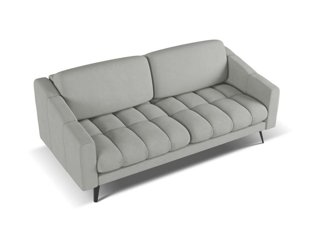 Makamii Canapea Fixa, 3 locuri, Tapitata cu Stofa, Nalu 3S-2, l202xA95xH80 cm