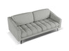 Makamii Canapea Fixa, 3 locuri, Tapitata cu Stofa, Nalu 3S-2, l202xA95xH80 cm