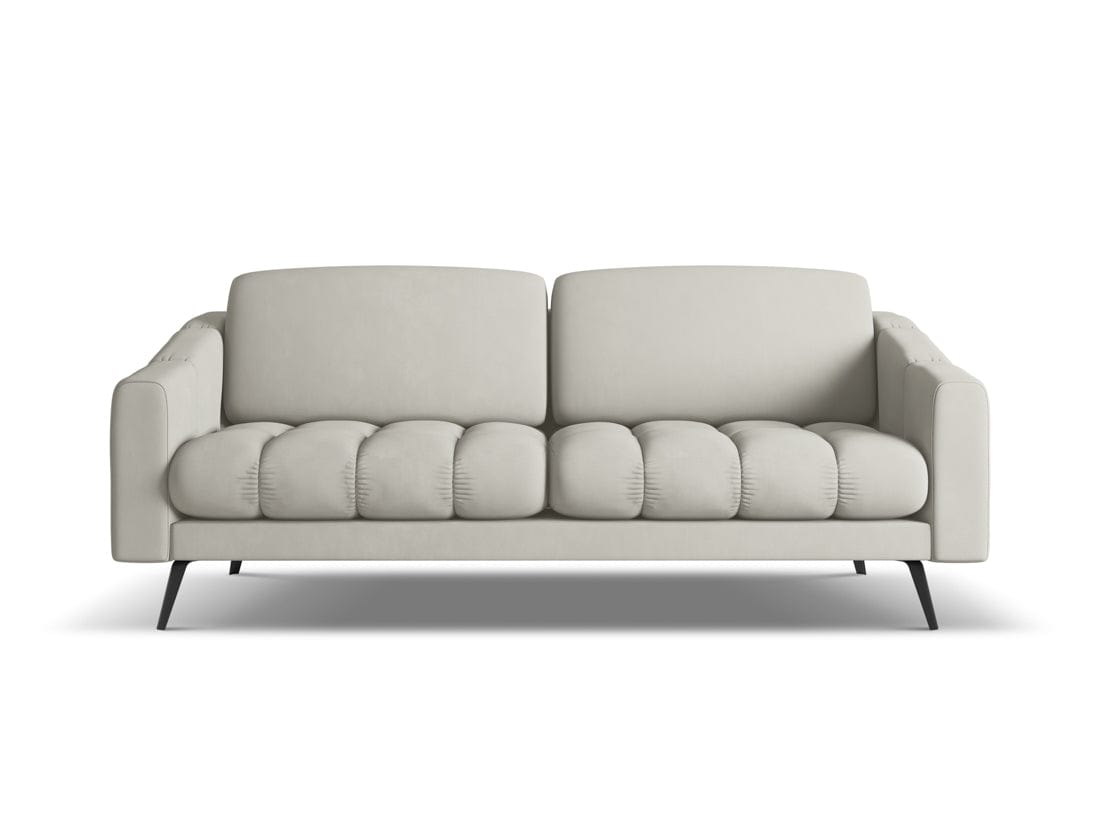 Makamii Canapea Fixa, 3 locuri, Tapitata cu Stofa, Nalu 3S-2, l202xA95xH80 cm