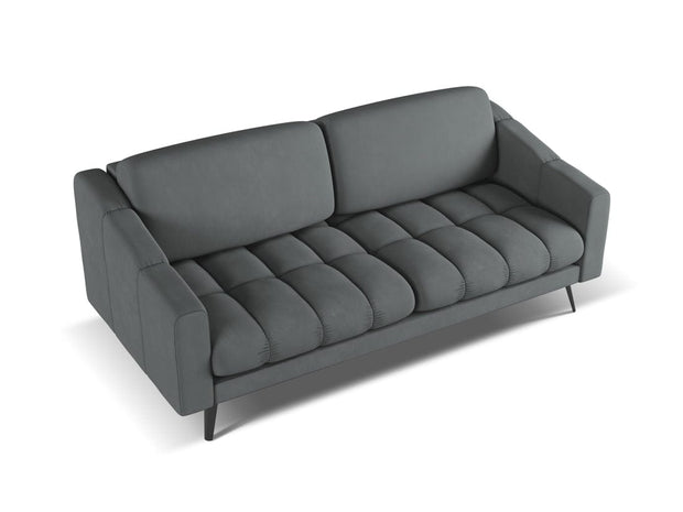 Makamii Canapea Fixa, 3 locuri, Tapitata cu Stofa, Nalu 3S-2, l202xA95xH80 cm