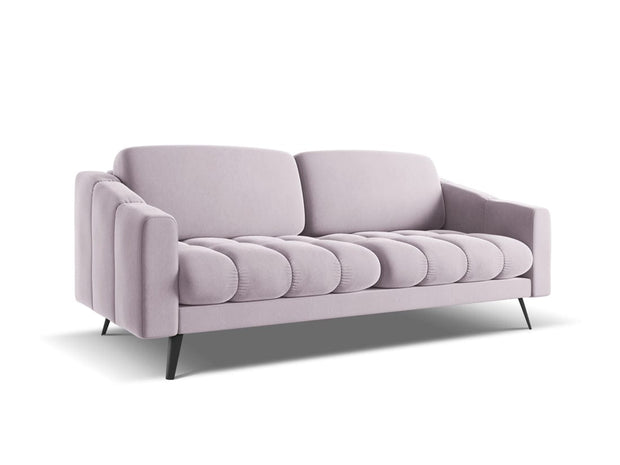 Makamii Canapea Fixa, 3 locuri, Tapitata cu Stofa, Nalu Velvet 3S-1, l202xA95xH80 cm