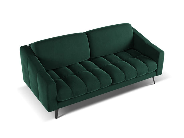 Makamii Canapea Fixa, 3 locuri, Tapitata cu Stofa, Nalu Velvet 3S-1, l202xA95xH80 cm