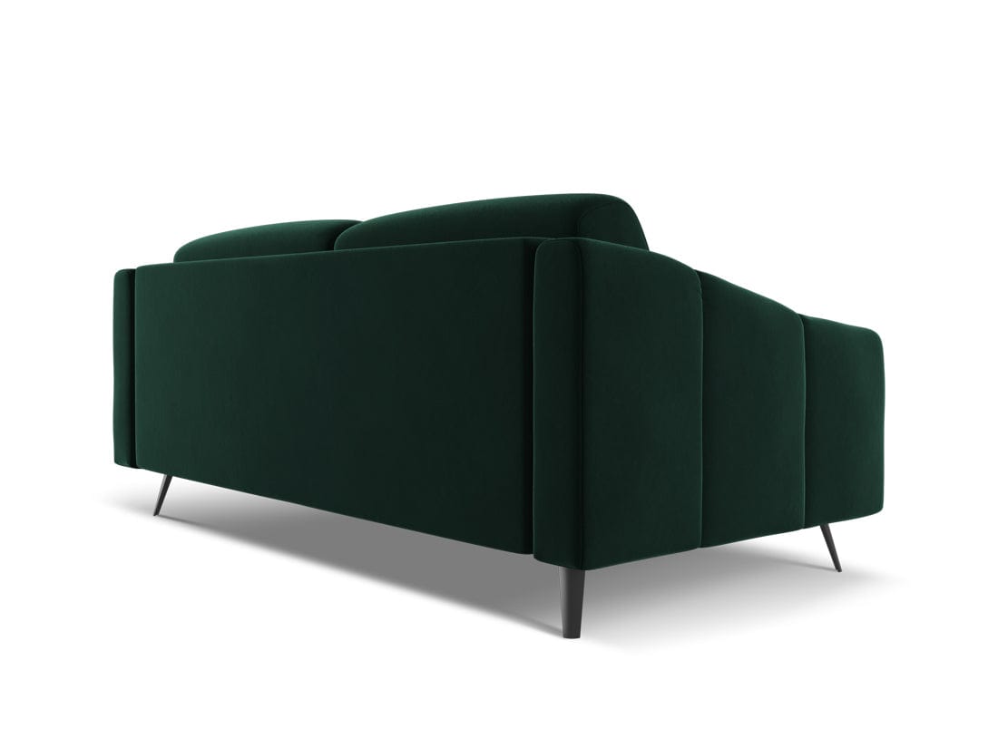 Makamii Canapea Fixa, 3 locuri, Tapitata cu Stofa, Nalu Velvet 3S-1, l202xA95xH80 cm