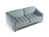 Makamii Canapea Fixa, 3 locuri, Tapitata cu Stofa, Nalu Velvet 3S-1, l202xA95xH80 cm