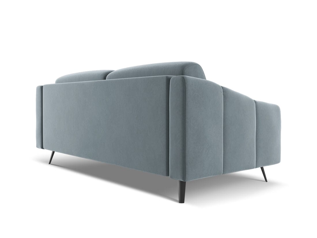 Makamii Canapea Fixa, 3 locuri, Tapitata cu Stofa, Nalu Velvet 3S-1, l202xA95xH80 cm