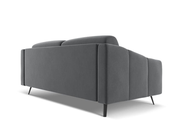 Makamii Canapea Fixa, 3 locuri, Tapitata cu Stofa, Nalu Velvet 3S-1, l202xA95xH80 cm